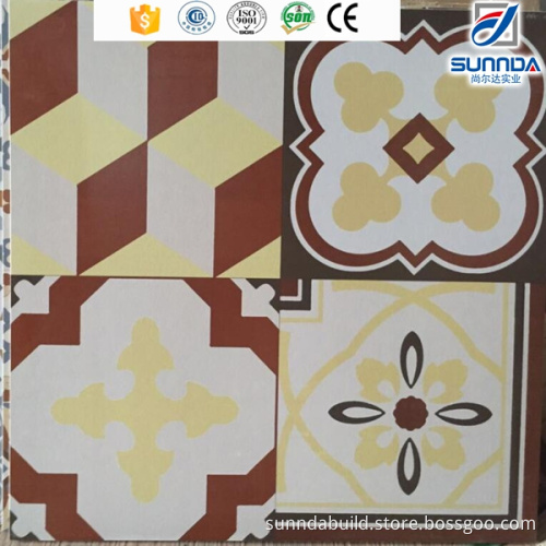 60x60cm hot sales rustic porcelain tiles with flower design produced in Foshan